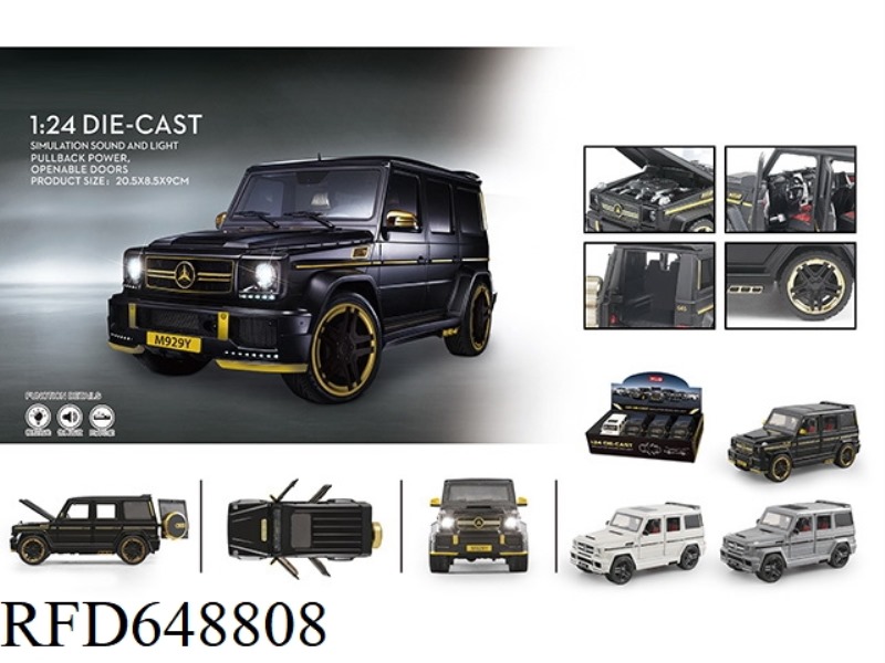 MERCEDES G651:24 ALLOY CAR MODEL 4PCS