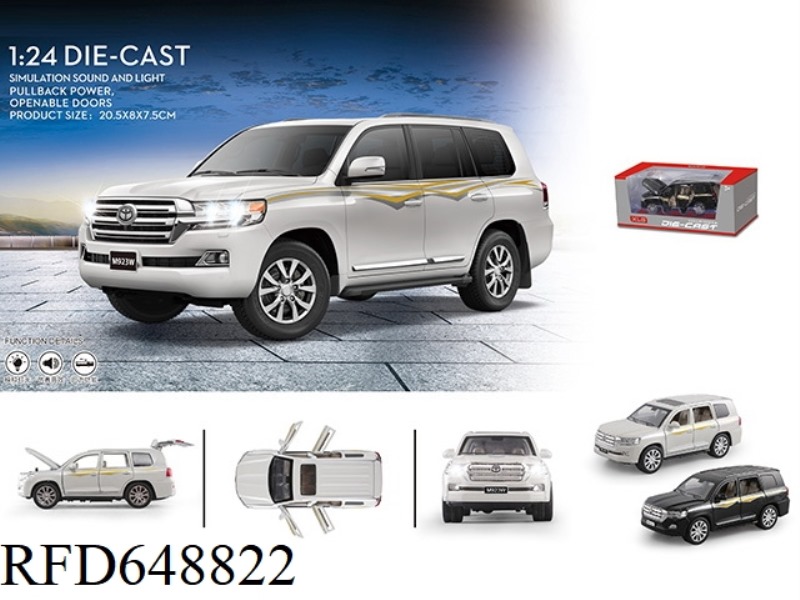 TOYOTA LAND CRUISER 1:24 ALLOY CAR MODEL