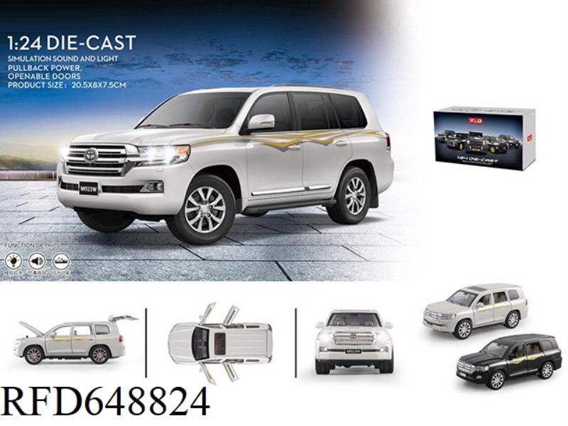 TOYOTA LAND CRUISER 1:24 ALLOY CAR MODEL