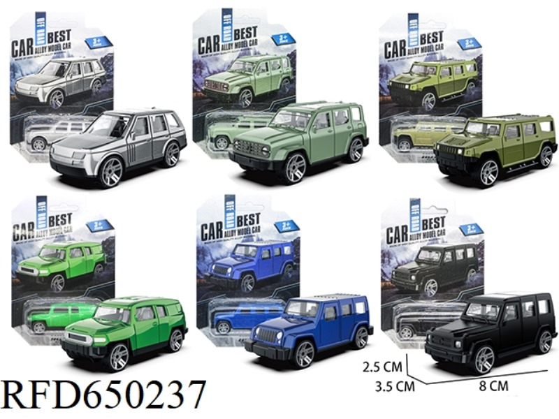 1:60 OFF-ROAD C BOILBACK METAL CAR