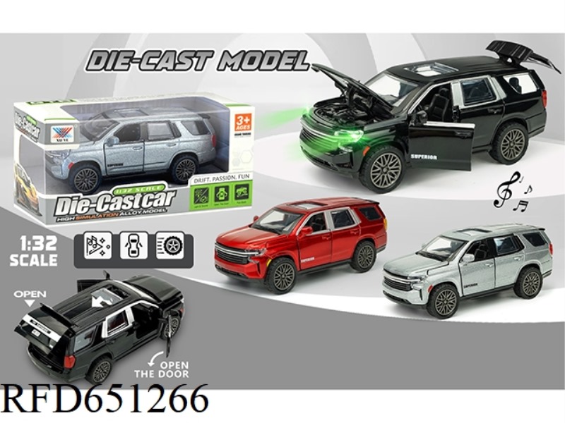 1:32 ALLOY CAR SAAB PENTA LIGHT MUSIC COMEBACK (1 PACK)