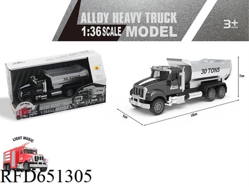 ACOUSTO-OPTIC ALLOY ENGINEERING PULL-BACK TRUCK (DUMP TRUCK)