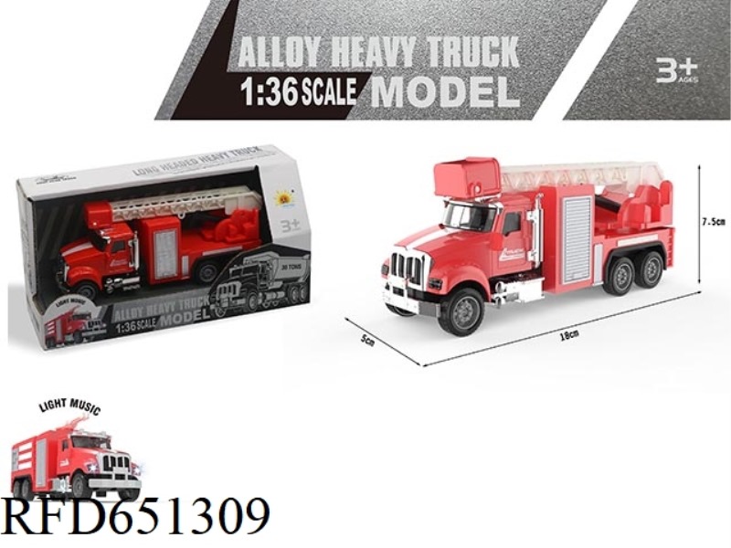 ACOUSTO-OPTIC ALLOY FIRE PULL-BACK TRUCK