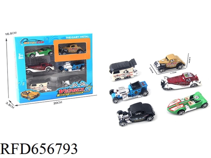 MONOPOLY SLIDING ALLOY CAR (6 PIECES)