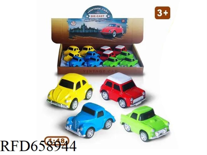 Q VINTAGE CAR (12PCS)