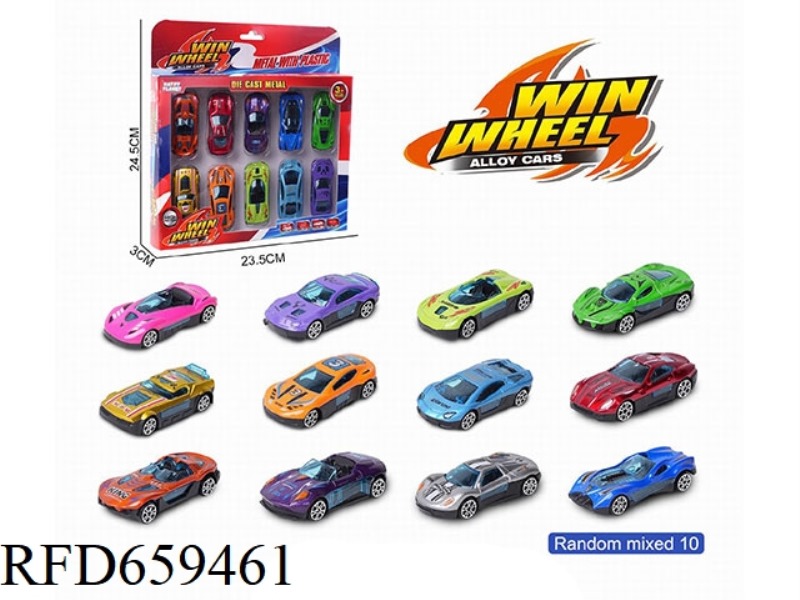 1:64 SLIDING ALLOY CAR 10 ONLY LOADING