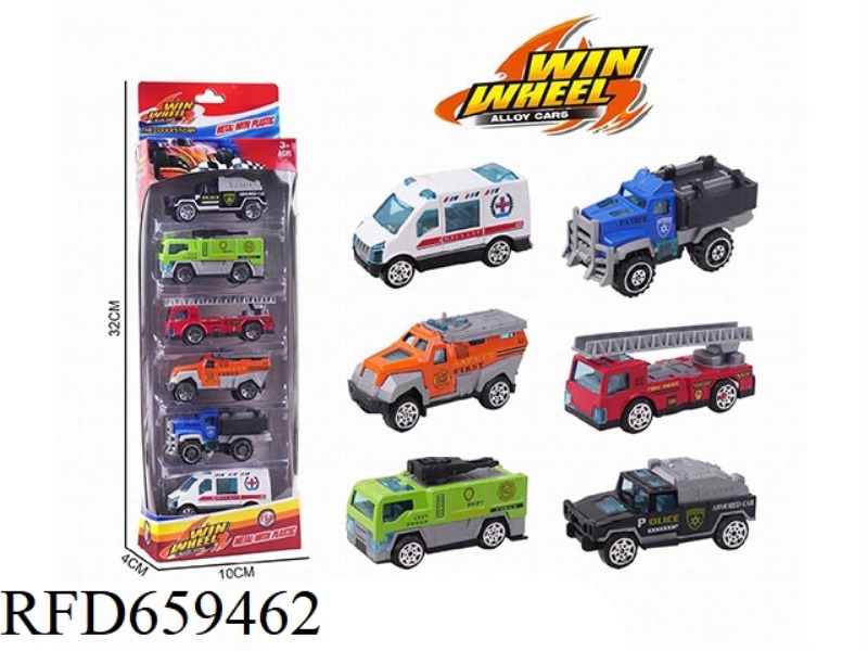1:64 SLIDING ALLOY CAR 6 ONLY LOADED