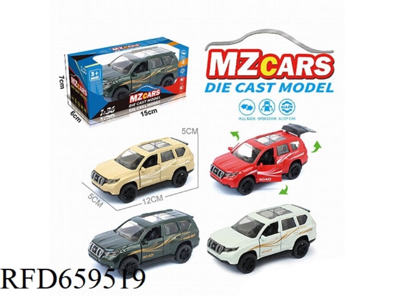 1:36 ALLOY MODEL 3 OPEN DOOR PULLER SUV