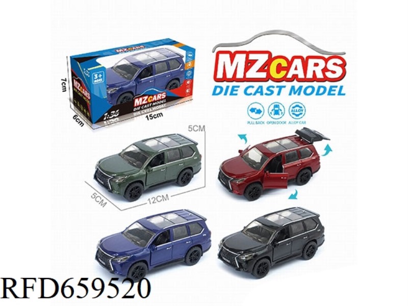 1:36 ALLOY MODEL 3 OPEN DOOR PULLER SUV