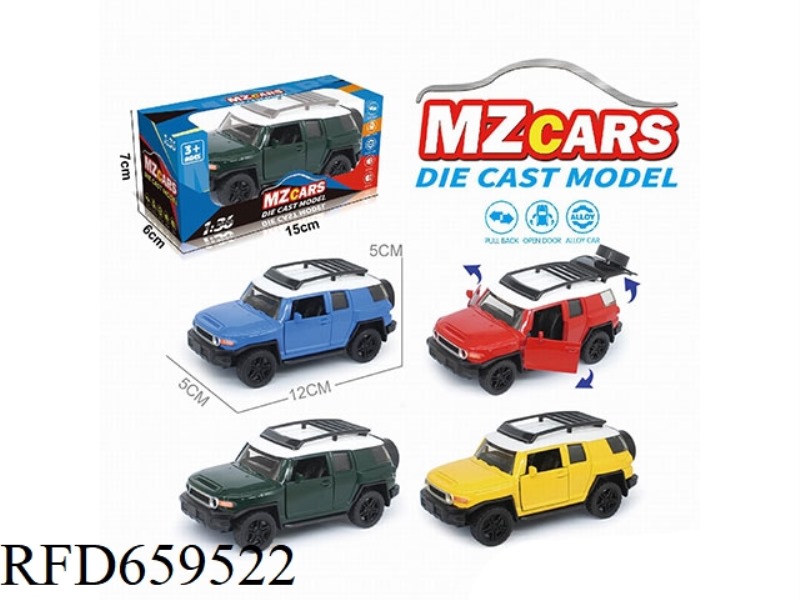 1:36 ALLOY MODEL 3 OPEN DOOR PULLER SUV