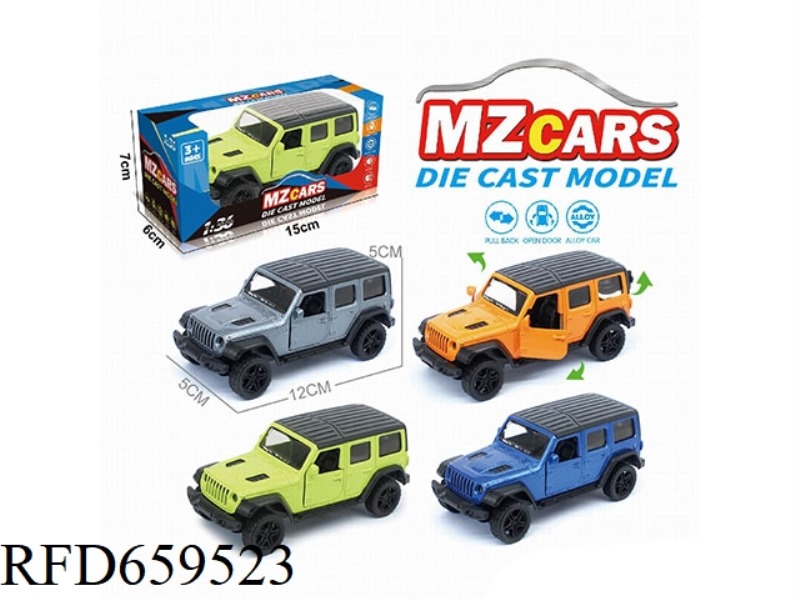 1:36 ALLOY MODEL 3 OPEN DOOR PULLER SUV