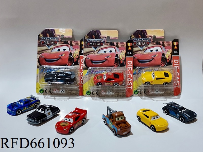CARS 1:64 ALLOY SCOOTER 6 MIXED