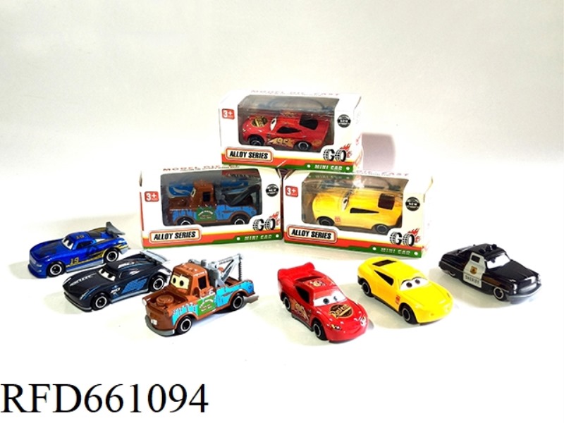 CARS 1:64 ALLOY CAR ONLY COMES WITH 6 MIXED PACKS