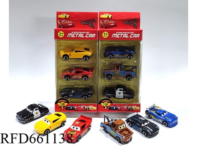 CARS 1:64 ALLOY CAR 3 SETS (2 MIXED SETS)