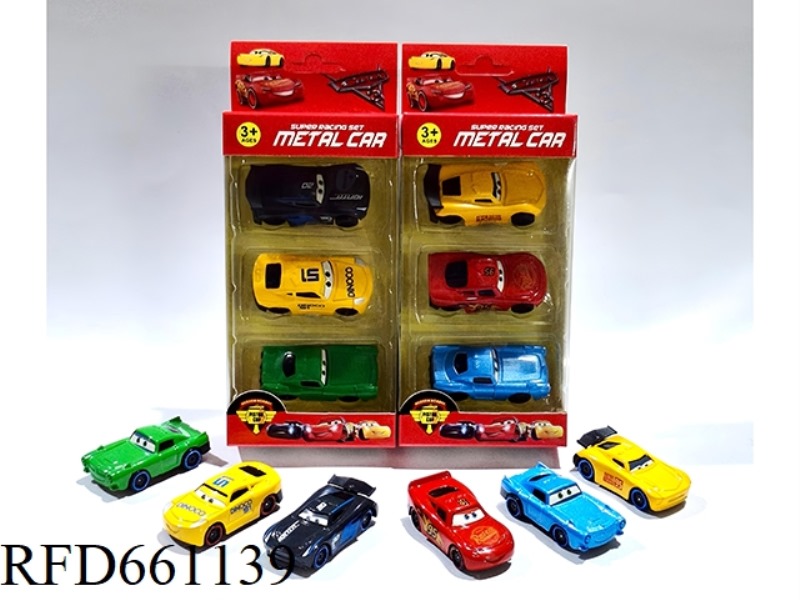 CARS 1:64 ALLOY CAR 3 SETS (2 MIXED SETS)