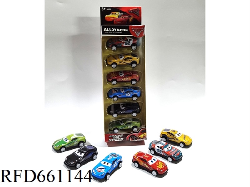 CAR STORY IRON CAR 1:646 SET OF PULL-BACK FUNCTION