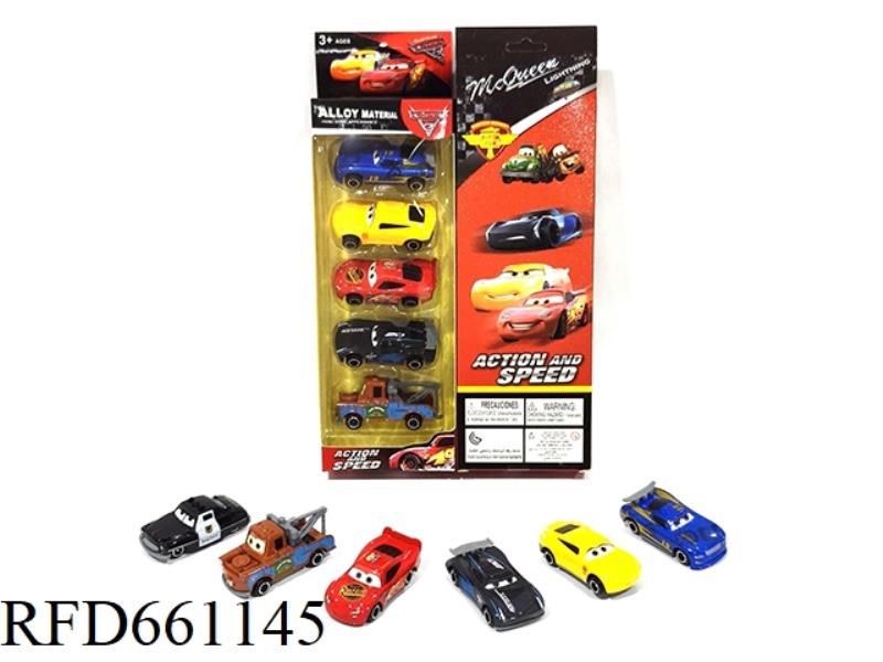 AUTO GENERAL ALLOY CAR 1:645 SETS OF CAR 6 MIXED