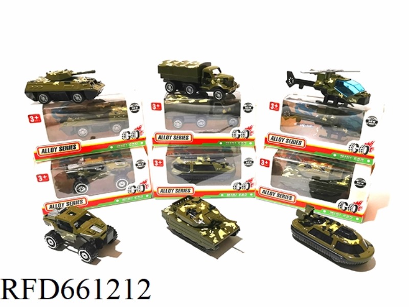 1:64 ALLOY ENGINEERING CAR SLIDING FUNCTION 6 MIXED
