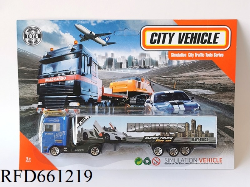 1:64 ALLOY SLIDING TRACTOR CONTAINER TRUCK