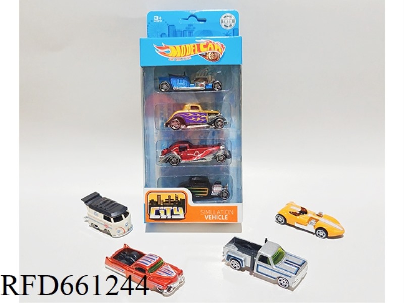 1:64 ALLOY MUSCLE CAR 4 IS ONLY LOADED WITH 6 MODELS MIXED