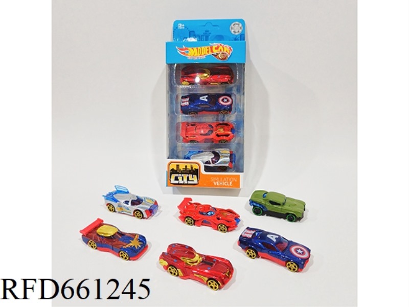 1:64 ALLOY MUSCLE CAR 4 IS ONLY LOADED WITH 6 MODELS MIXED