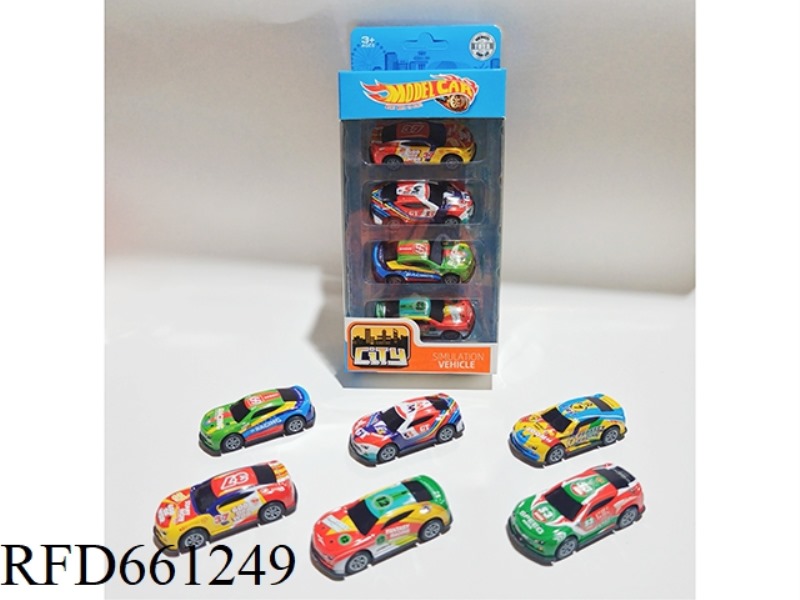 1:64 IRON JAI AI SPORTS CAR 4 ONLY COMES WITH 6 MODELS MIXED