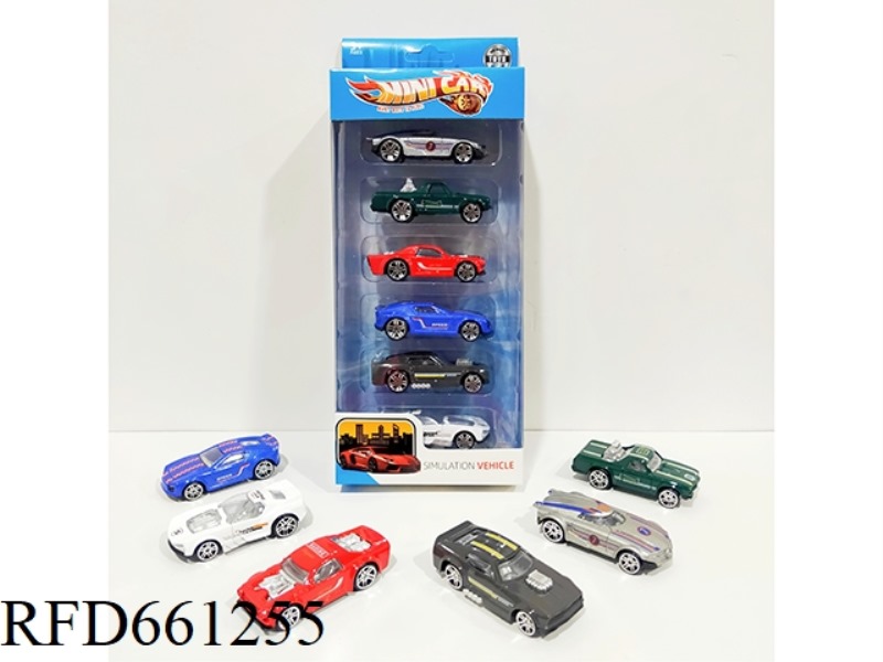 1:64 ALLOY SCOOTER /5 SETS OF 6 MODELS MIXED