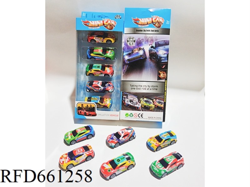 1:64 IRON JAI AI SPORTS CAR 5 ONLY COMES WITH 6 MODELS MIXED