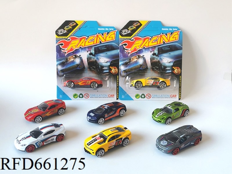1:64 ALLOY CAR SPORTS CAR 6 MIXED