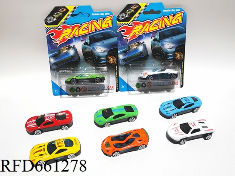 1:64 ALLOY SLIDING RACER 8 MIXED