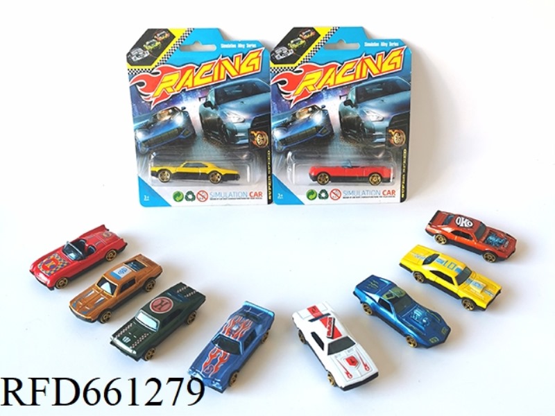 1:64 ALLOY SLIDING SPORTS CAR 8 MIXED