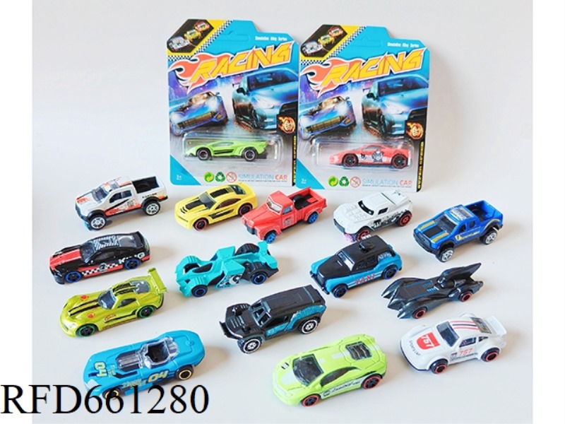 1:64 ALLOY CAR SLIDING FUNCTION 16 MIXED