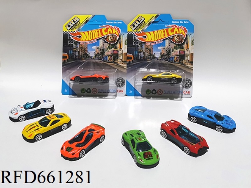 1:64 ALLOY SLIDING RACER 8 MIXED