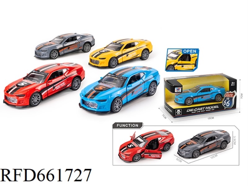 1:32 BUMBLEBEE OPEN DOOR BOOMERANG RACING CAR MODEL