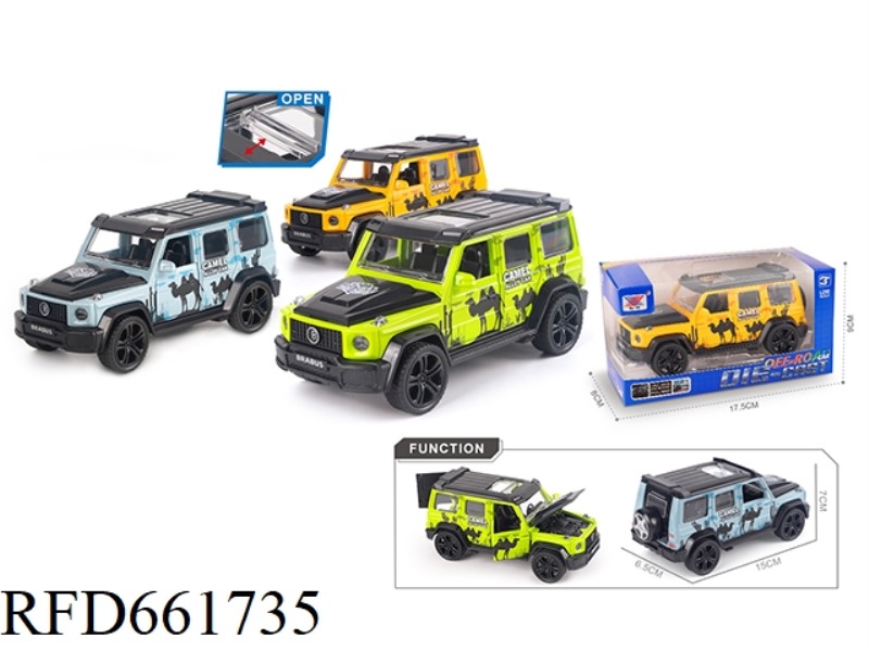 1:28 MERCEDES-BENZ BIG G800 FIVE DOOR PULL-BACK ALLOY MODEL