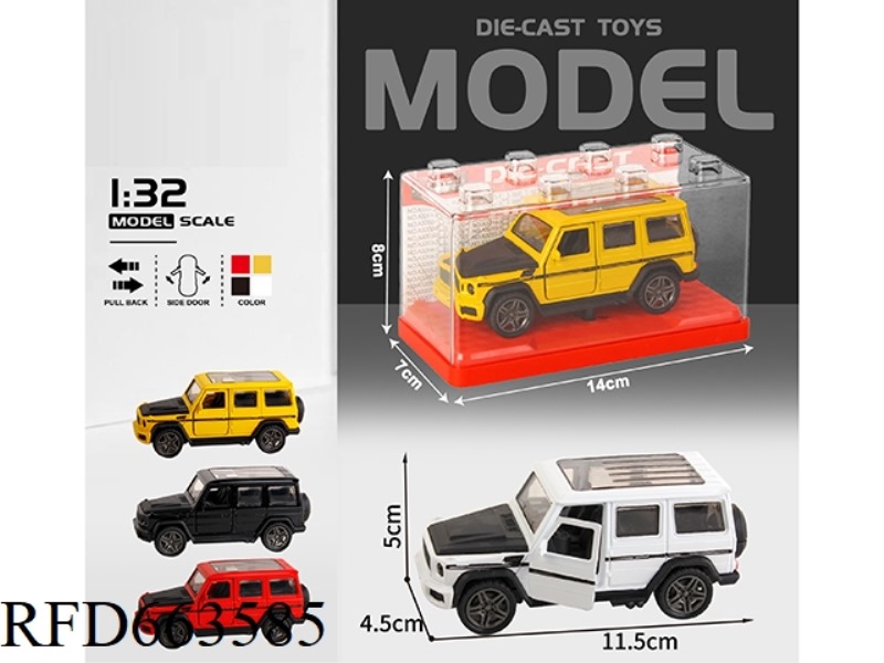 1:32 SIMULATION MERCEDES G550 BOILBACK ALLOY CAR TWO DOORS