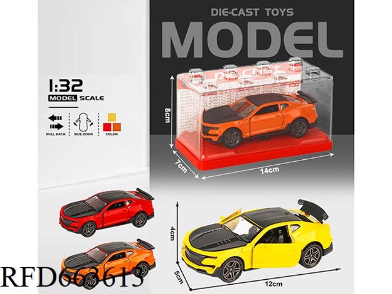 1:32 SIMULATION CHEVROLET CAMARO BOOMERANG CAR TWO DOORS