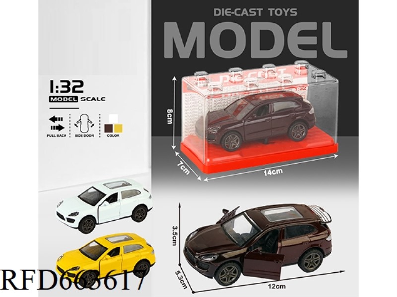 1:32 SIMULATED CAYENNE BOAI CAR TWO DOORS OPEN
