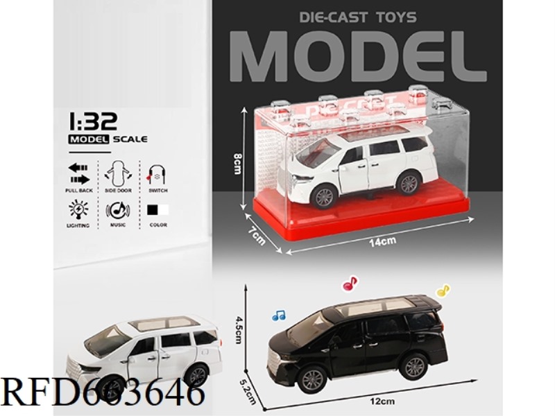 1:32 SIMULATION OF 24 ELFA BOOMERANG CARS WITH TWO DOORS WITH LIGHTS AND MUSIC