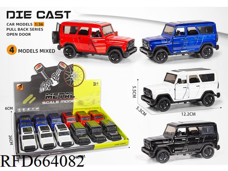 1:36 THREE DOOR ALLOY LIGHT AND SOUND WATTS OFF-ROAD MODEL FORCE