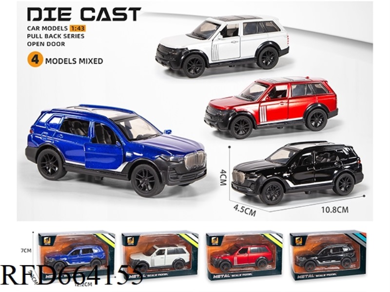 ALLOY MODEL PULL BACK DOOR OFF-ROAD (1:43)