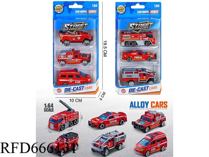 1:64 SLIDING ALLOY CAR