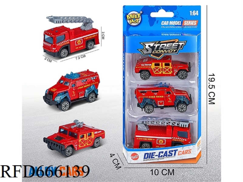 1:64 SLIDING ALLOY CAR