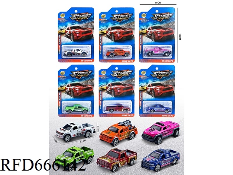 1:64 SLIDING ALLOY CAR