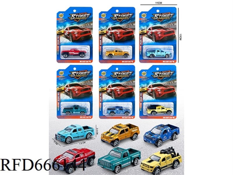 1:64 SLIDING ALLOY CAR