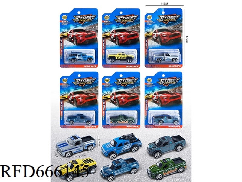 1:64 SLIDING ALLOY CAR