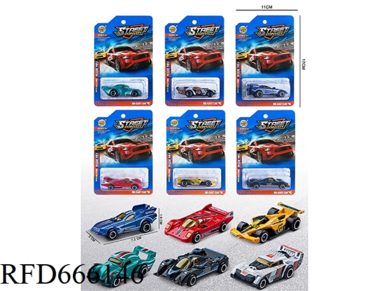 1:64 SLIDING ALLOY CAR