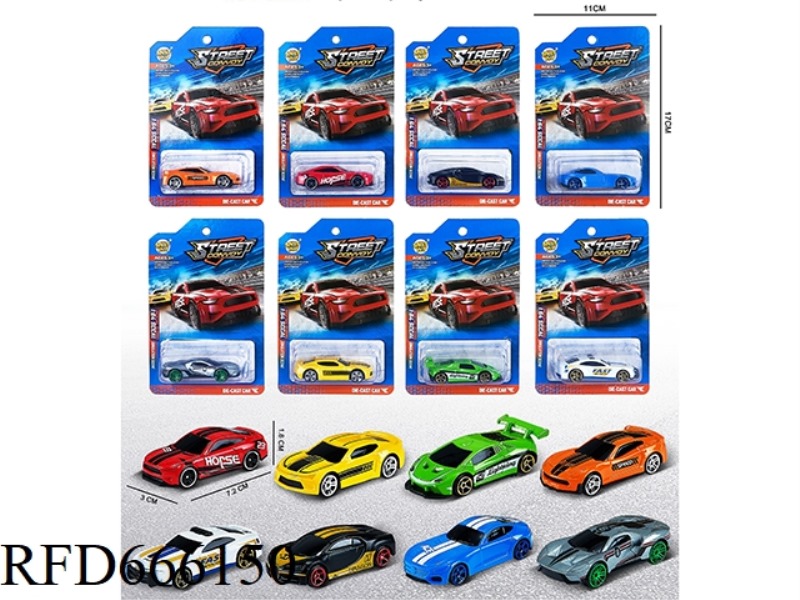 1:64 SLIDING ALLOY CAR