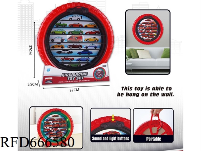 FIRE ENGINE WHEEL STORAGE RACK