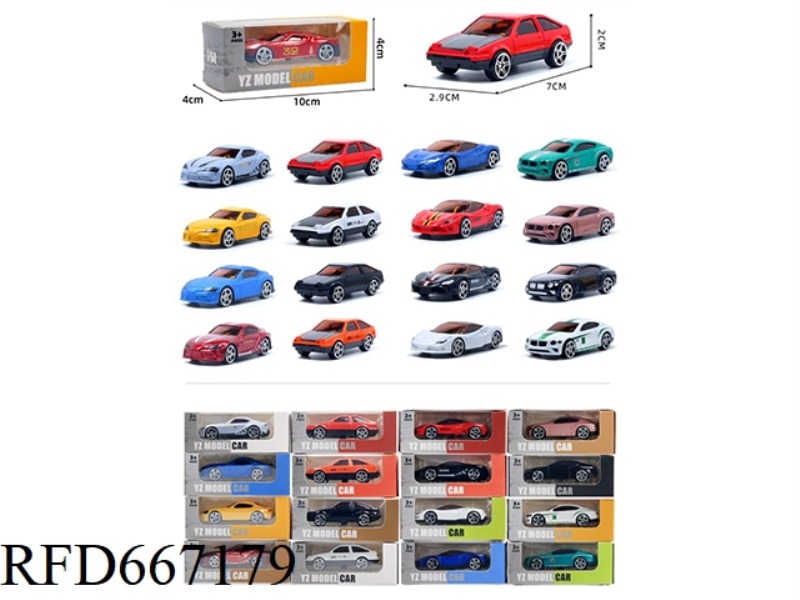 1:64 ALLOY CAR SLIDING CAR